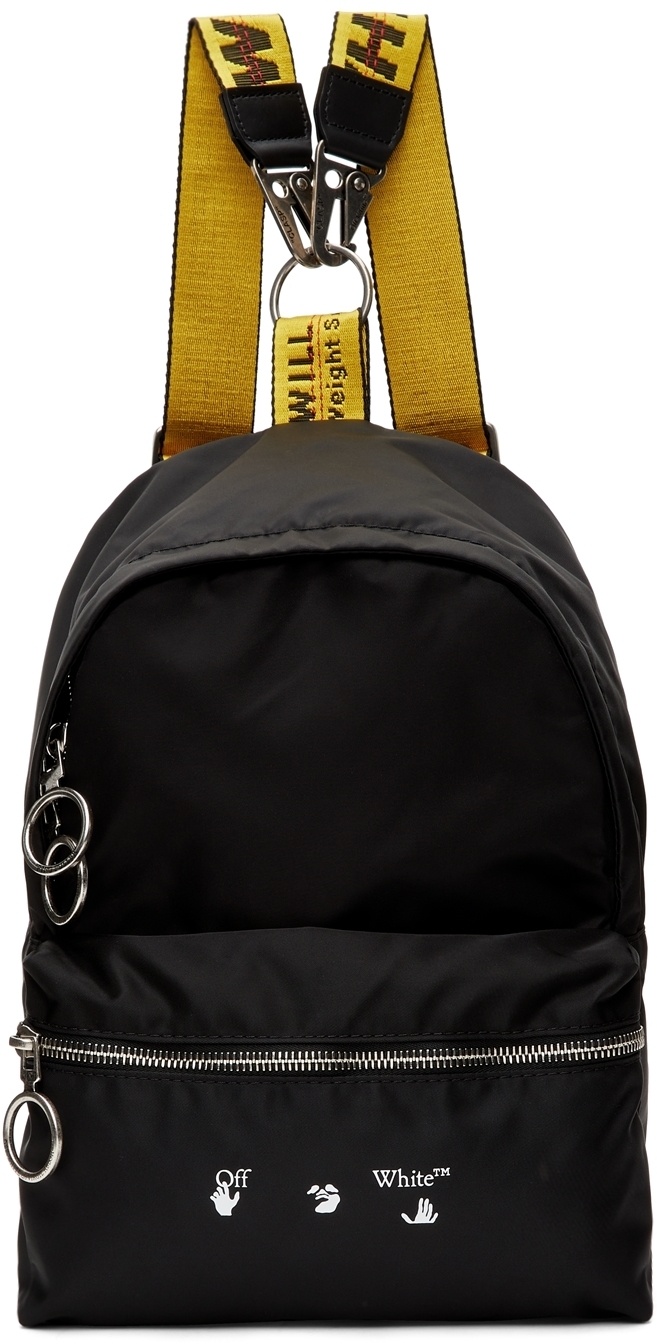 NWT OFF-WHITE Logo Arrow-Print Small Backpack Brand - Depop