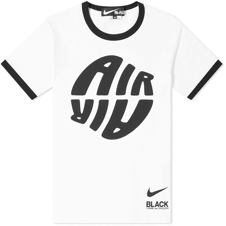 Photo: Comme des Garcons Black x Nike Air Logo Ringer Tee