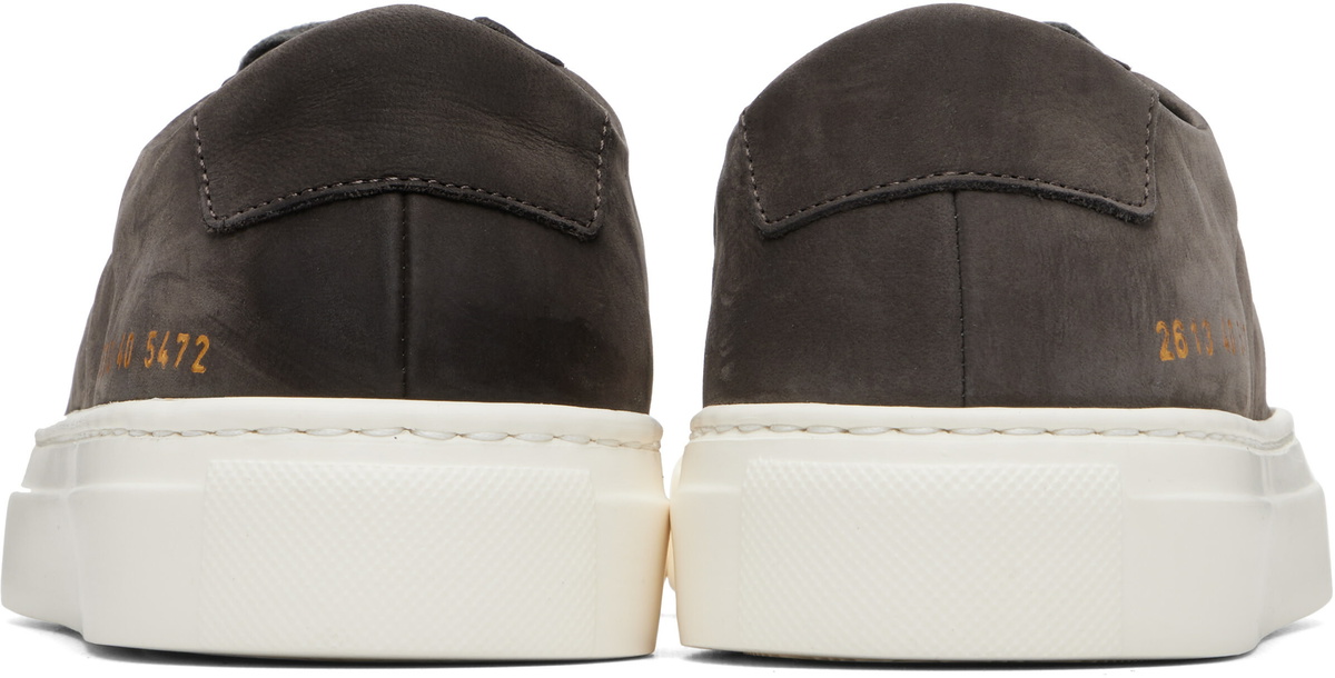 Common Projects Gray Achilles Nubuck Sneakers