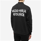 Wacko Maria Men's Neck Face Anniversary Crew Sweat in Black