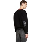 Givenchy Black Contrast Logo Sweatshirt