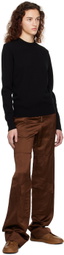ZEGNA Black Crewneck Sweater