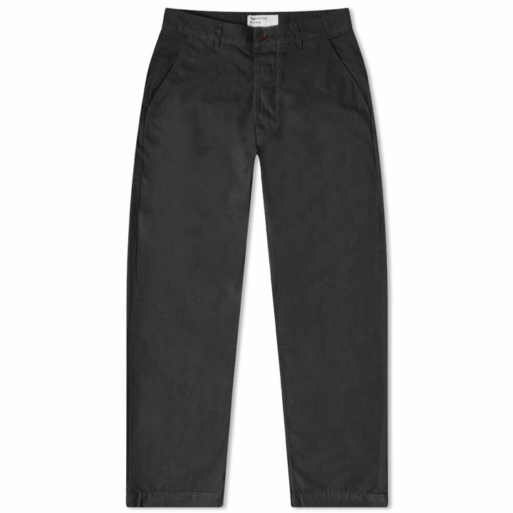 Photo: Universal Works Men's Heavy Ripstop Military Chino in Black