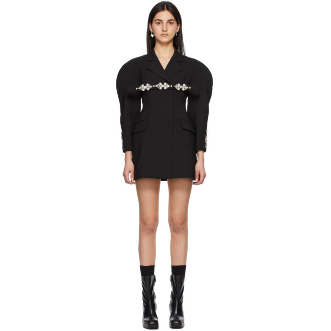ジャケット・アウター SHUSHU/TONG Crystal Suit Dress Shushu/Tong Crystal Suit Dress - Black | Garmentory