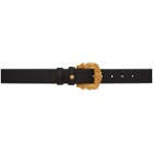 Versace Black and Gold Baroque Tribute Belt