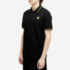 Versace Men's Medusa Polo Shirt in Black