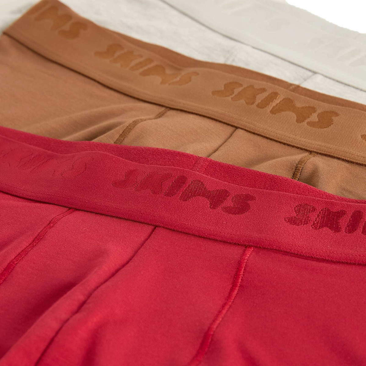 SKIMS Men's 5” Boxer Brief 3-Pack in Wood Multi