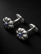Buccellati - Sterling Silver and Sapphire Cufflinks