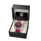 Swan & Edgar Retro Racer Automatic Red Dial Mens Watch SE01221