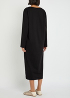 Skall Studio Louis Cotton Midi Dress Black