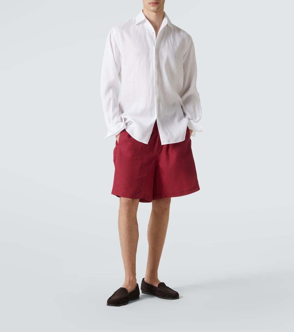 Saman Amel Linen shorts