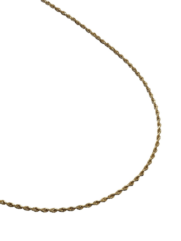 Photo: Greg Yuna - 14-Karat Gold Rope Chain Necklace