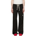 Palm Angels Black Tree Logo Loose Trousers