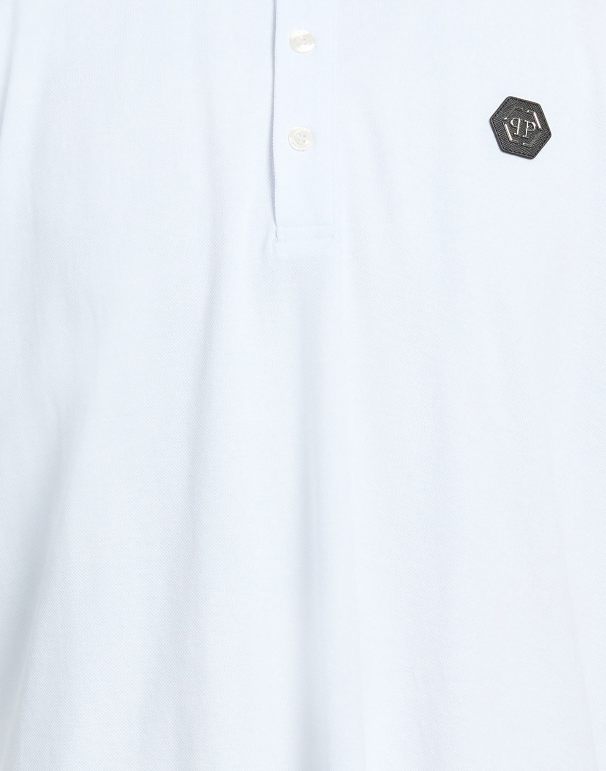 Philipp Plein Mens Polo shirt in White