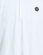 Philipp Plein Mens Polo shirt in White