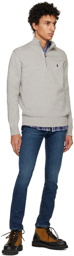 Polo Ralph Lauren Gray Half-Zip Sweater