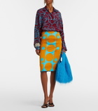Dries Van Noten Marche Medium fringed top-handle bag