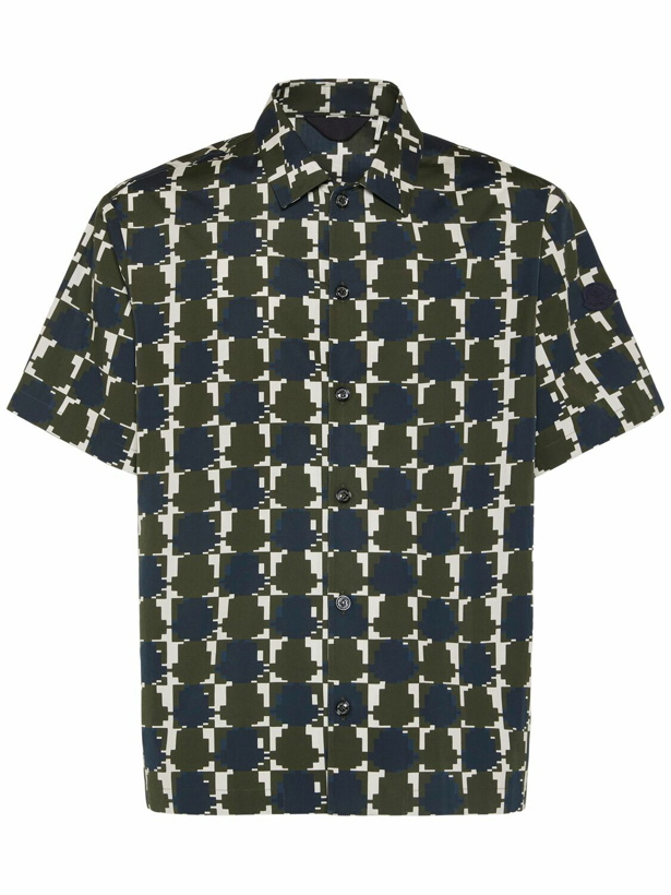 Photo: MONCLER Printed Cotton Poplin Shirt