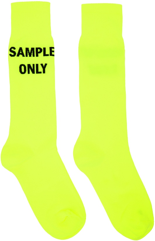 Photo: Acne Studios Yellow Neon Socks