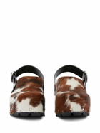 Jil Sander Cow-Print Clogs