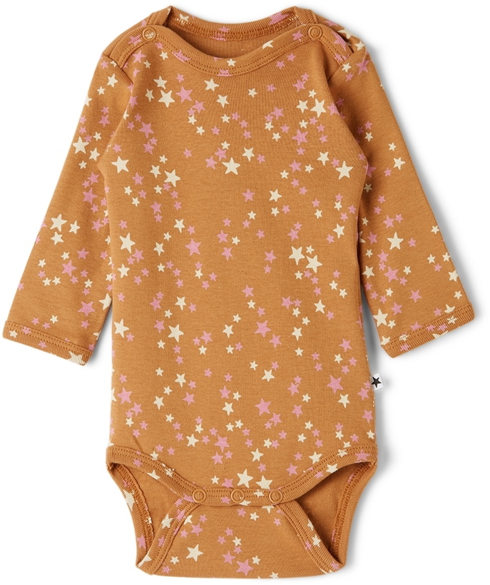 Photo: Molo Baby Brown Starry Foss Bodysuit