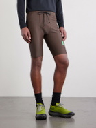 DISTRICT VISION - Maurten Slim-Fit 9'' Recycled Stretch Running Shorts - Brown
