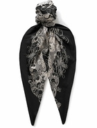 Acne Studios - Printed Silk-Twill Scarf