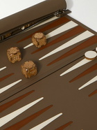 Métier - Portable Leather Backgammon Set