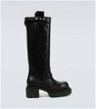 Rick Owens Leather knee-high boots
