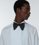Gucci Horsebit jacquard wool and silk bow tie