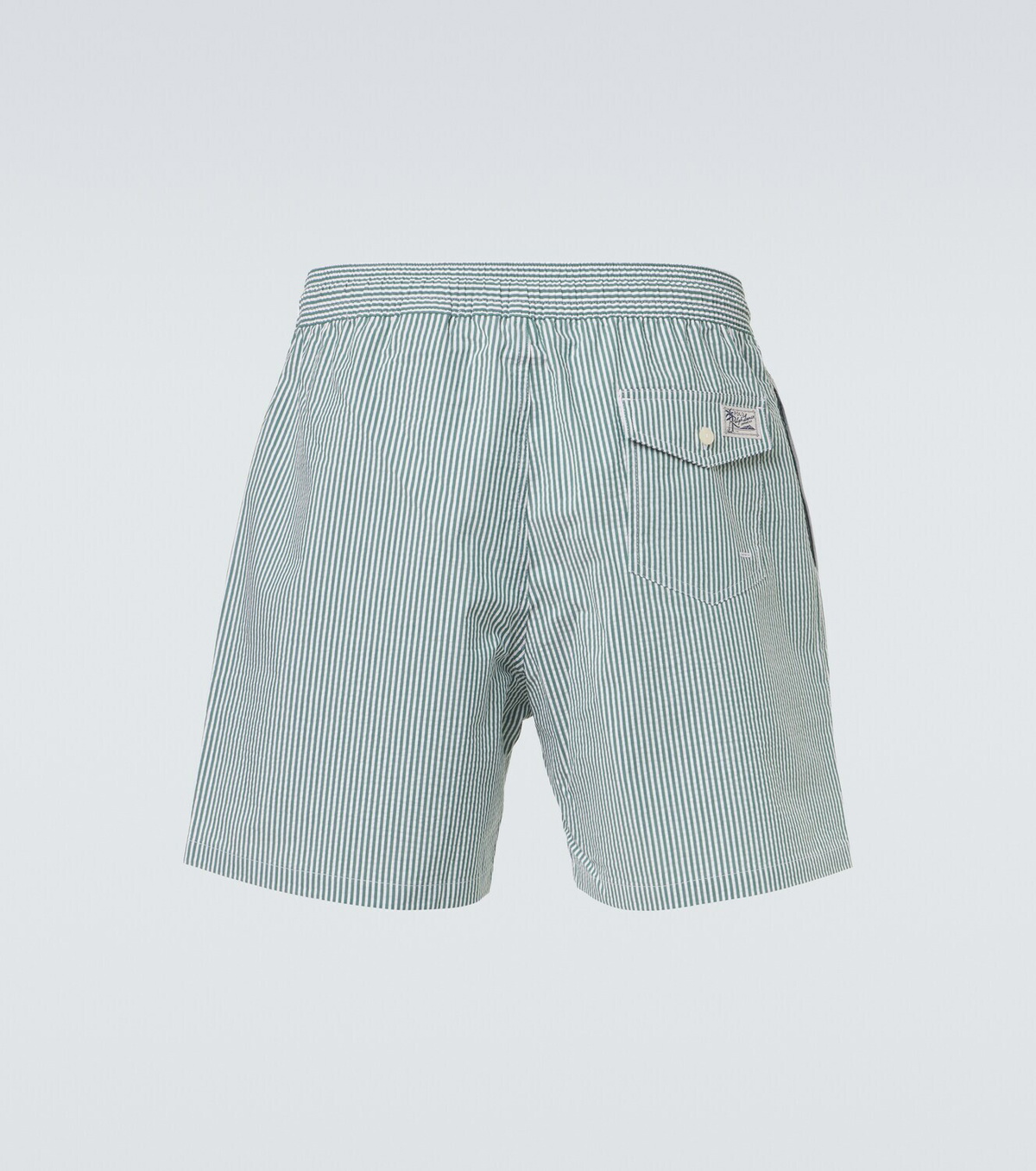 Polo Ralph Lauren Traveler striped seersucker swim trunks