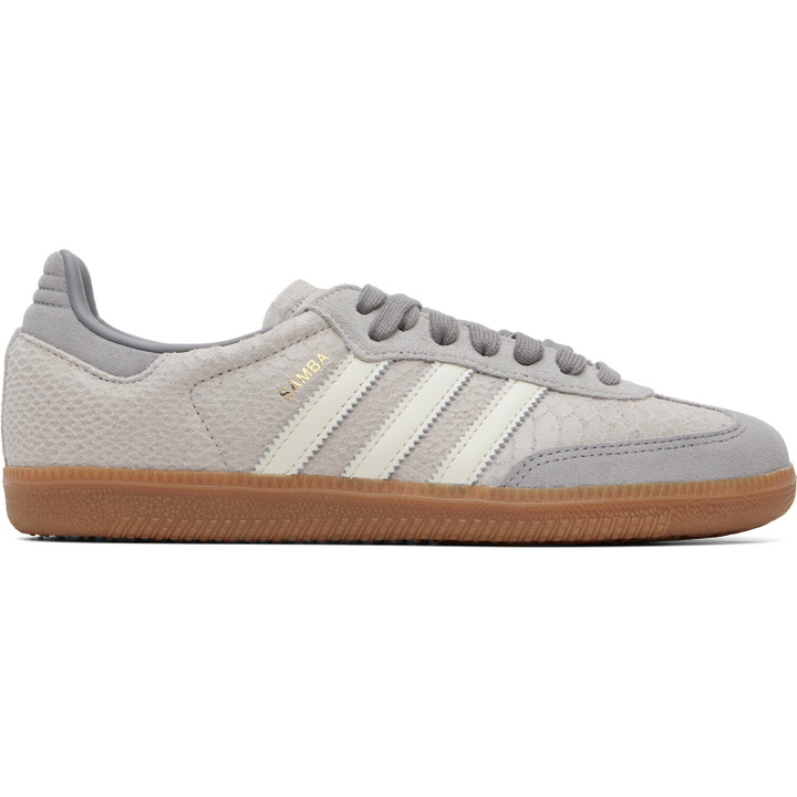 Photo: adidas Originals Gray Samba OG Sneakers
