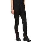 Boris Bidjan Saberi Black Vinyl-Coated Body-Molded Jeans