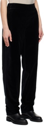 Margaret Howell Black Drawstring Trousers