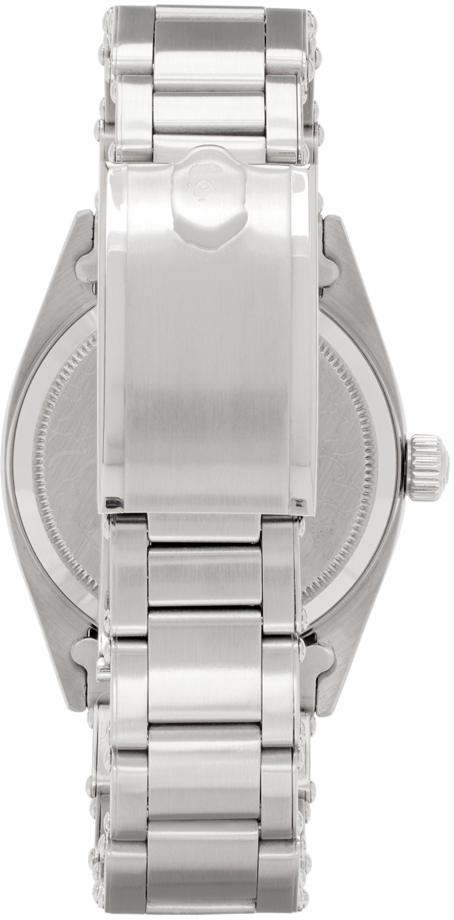 BAPE Silver Classic Bapex Watch A Bathing Ape