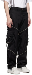 Off-White Black Zip Cargo Pants