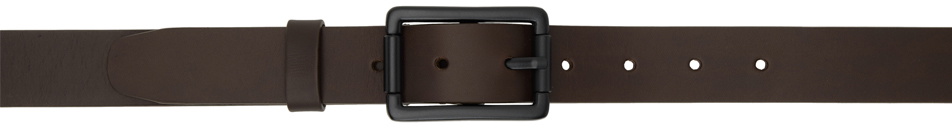 Studio Nicholson Brown Pin-Buckle Belt