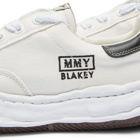 Maison MIHARA YASUHIRO Men's Blakey Low Original Sole Canvas Sneakers in White
