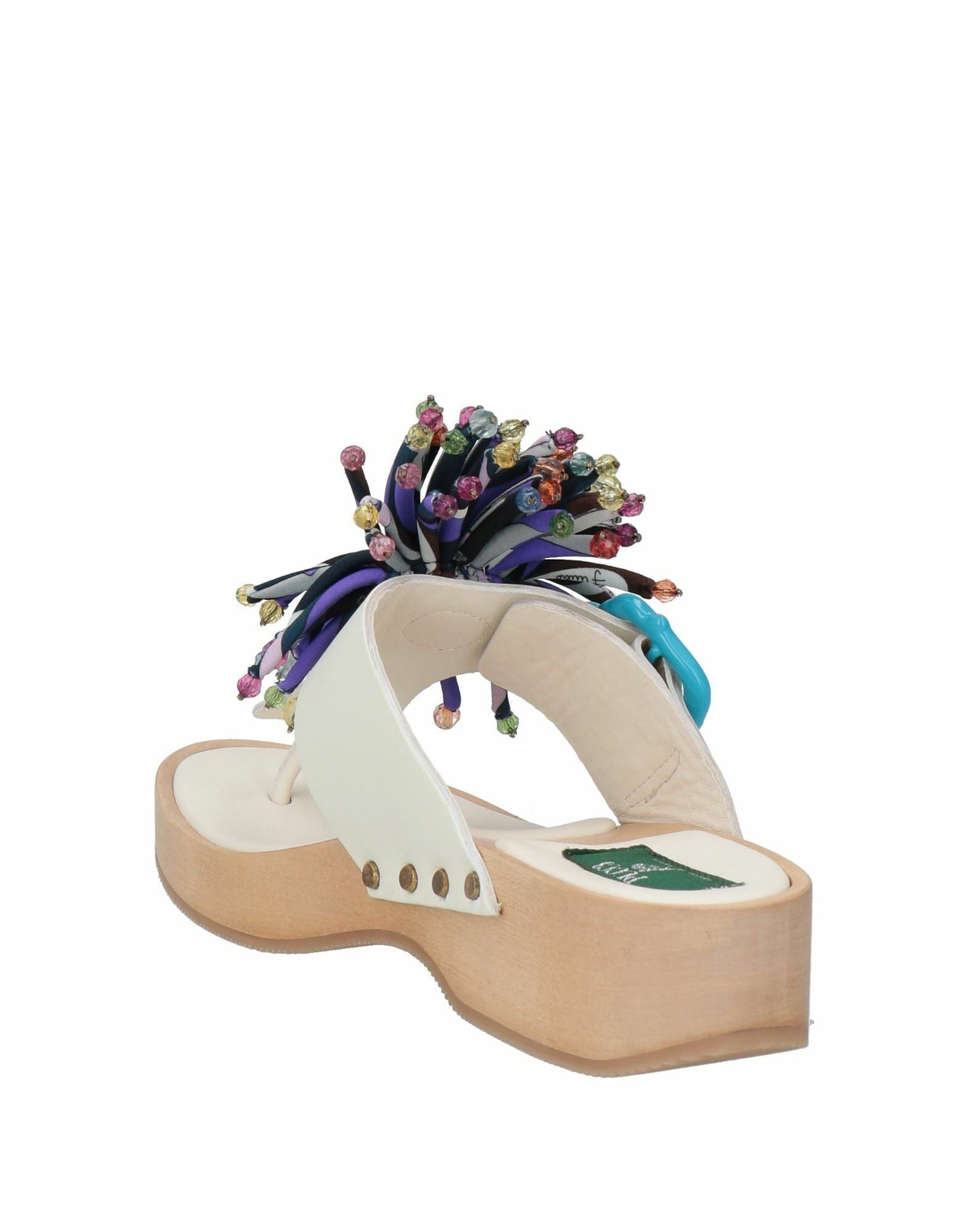 Pucci Womens Thong sandal Ivory