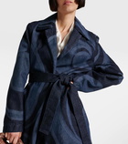 Dries Van Noten Embroidered denim coat