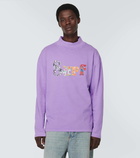 ERL Appliqué cotton jersey sweatshirt