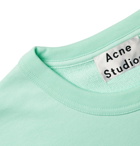 Acne Studios - Fayze Logo-Print Loopback Cotton-Jersey Sweatshirt - Green