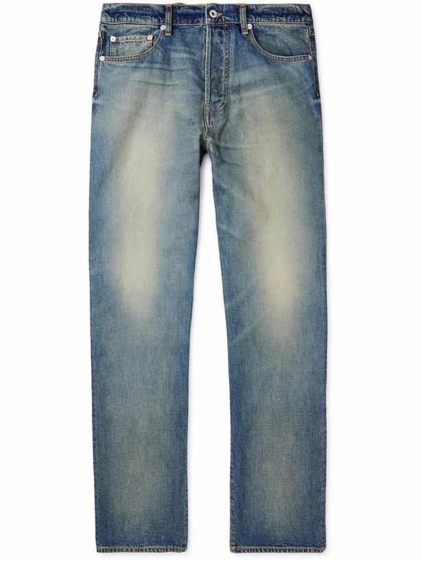 Photo: KENZO - Asagao Straight-Leg Jeans - Blue