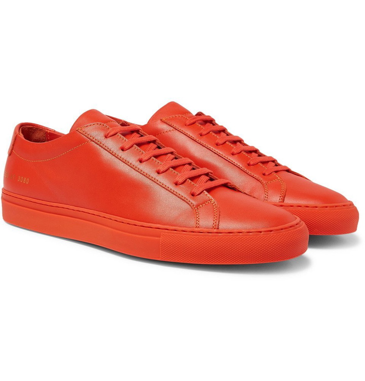 Photo: Common Projects - Original Achilles Leather Sneakers - Men - Orange