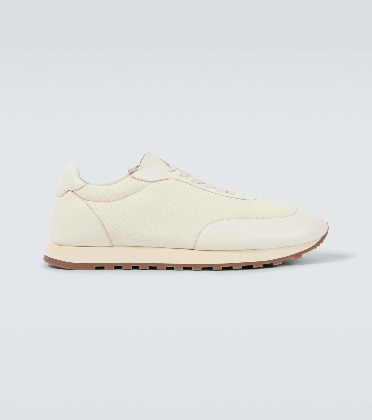 The Row Owen leather-trimmed sneakers The Row