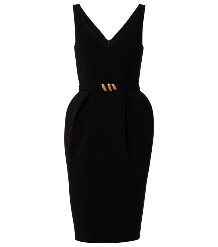 Photo: Max Mara Belted cady midi dress