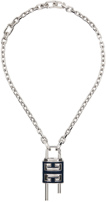 Photo: Givenchy Silver Small Lock Necklace