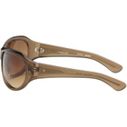 THISTLES Brown 'The Atlas' Sunglasses