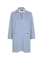 Polo Ralph Lauren Striped Cotton Mini Tunic Dress Blue