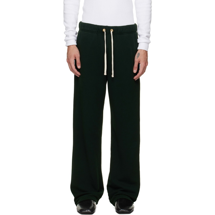 Photo: Les Tien Green French Terry Classic Sweatpants
